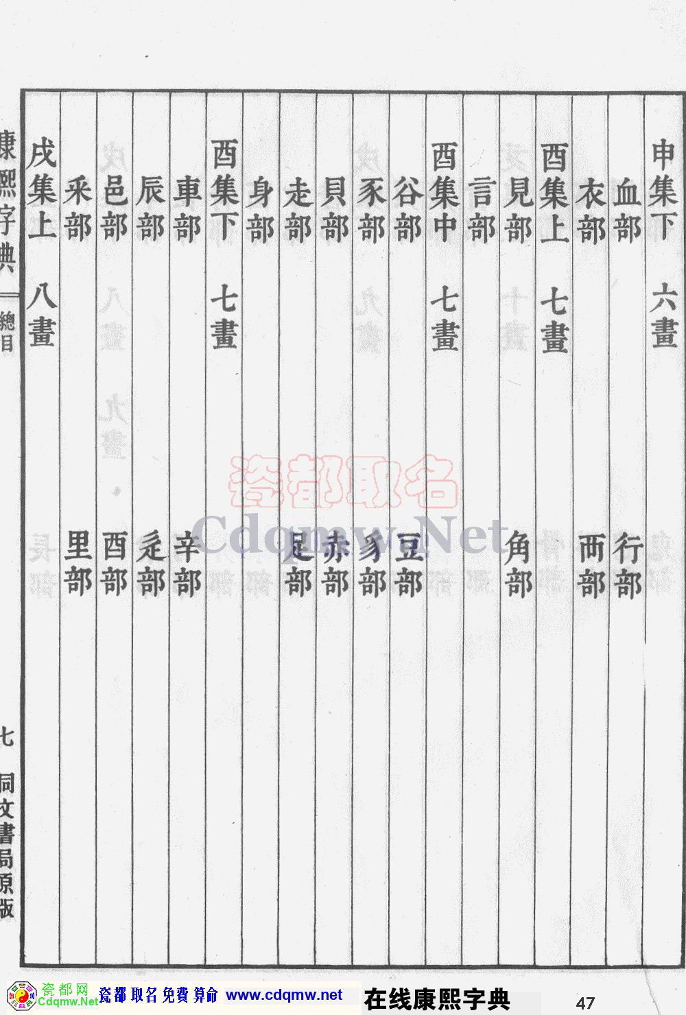 瓷都取名——康熙字典原图扫描版，第47页
